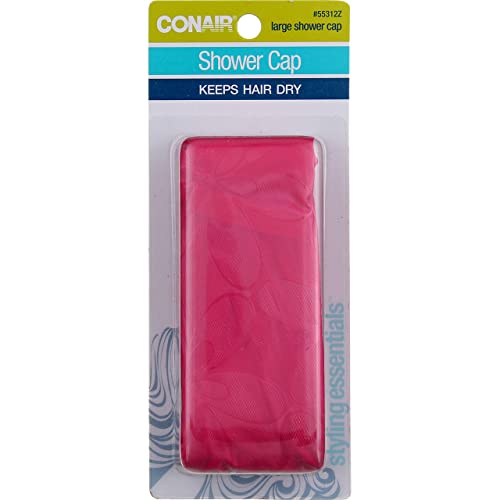 Conair Large Shower Caps - Assorted Colors - 6 Pack