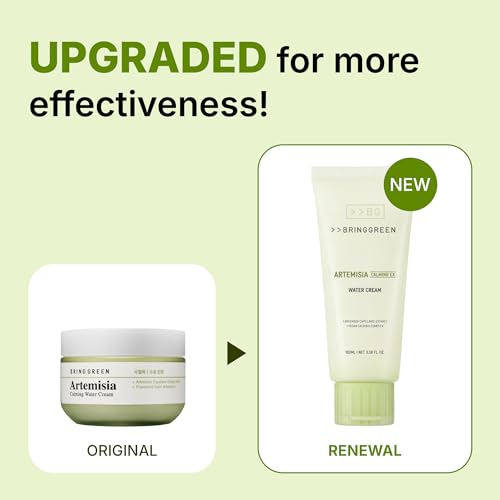 BRING GREEN Artemisia Calming EX Water Cream - Soothing Face Moisturizer