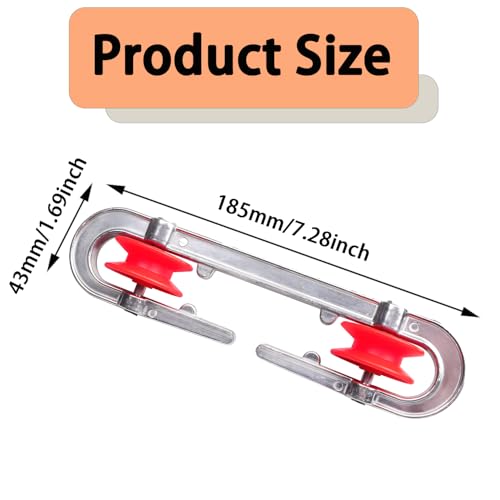 AACGIN Heavy-Duty Clothesline Spreader Pulley Kit - 2 Pack