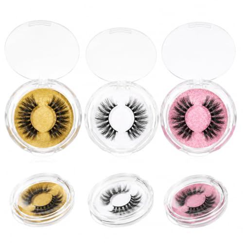 Beavorty Eyelash Storage Box Organizer - 3-Pack Travel Cases