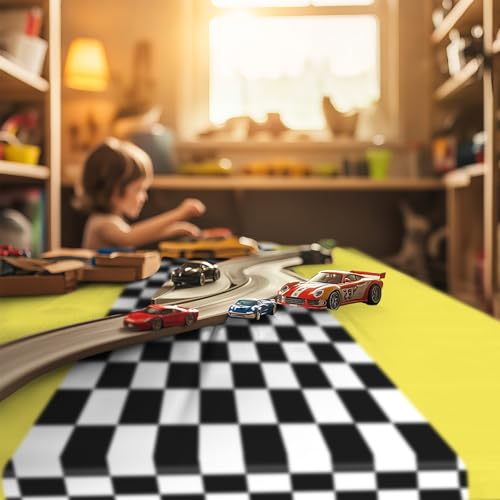 Racing Car Birthday Party Tablecloths - 3 Pack, 54x108 in