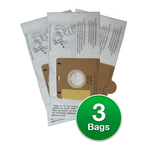 EnviroCare Micro Filtration Vacuum Cleaner Dust Bags for Eureka T Canisters - 3 Pack