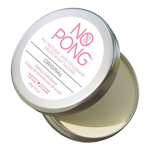 No Pong Original All-Natural Deodorant 35g - 24-Hour Odor Protection