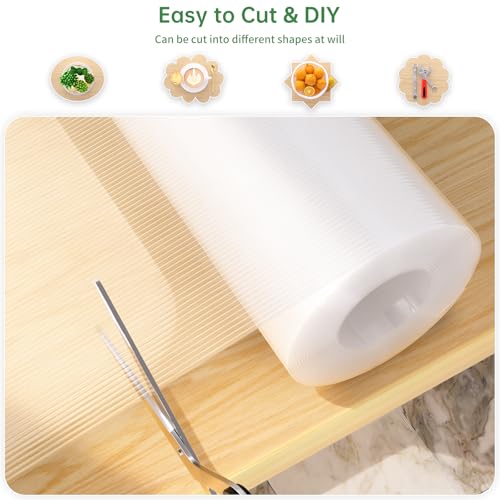 Non-Adhesive Shelf and Drawer Liner - 12IN x 20FT Waterproof EVA