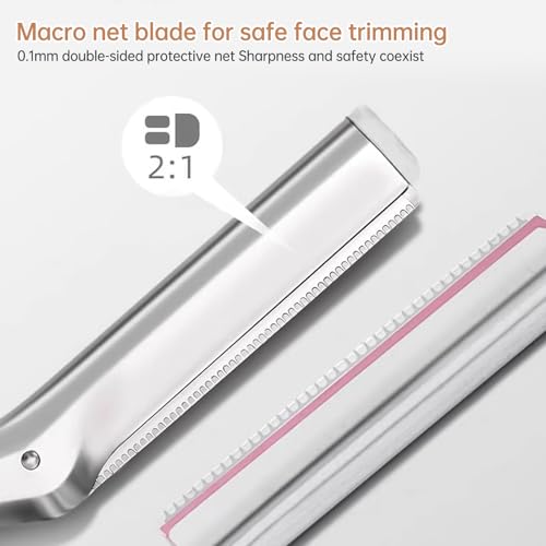 WDVFETGBGHHDSCFRCE 10-Pack Facial Razor Replacement Blades for Tweezerman