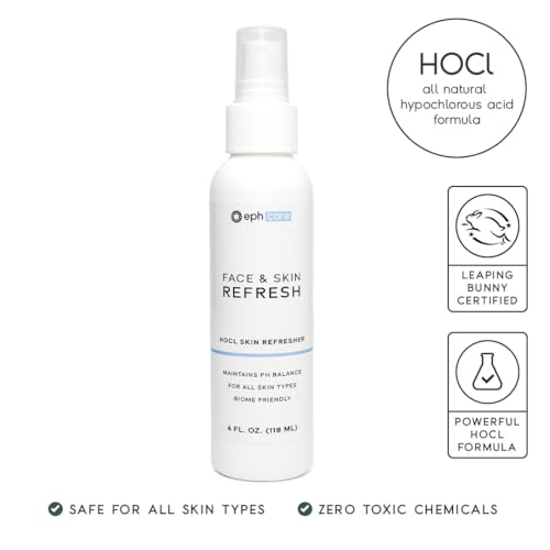 Emerald Prairie Hypochlorous Acid Face & Skin Spray - Soothing, Purifying, Fragrance-Free, Sensitive Skin