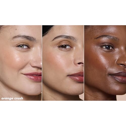 e.l.f. Sheer For It Blush Tint - Multi-Use Lip & Cheek Makeup, Orange Crush, Vegan