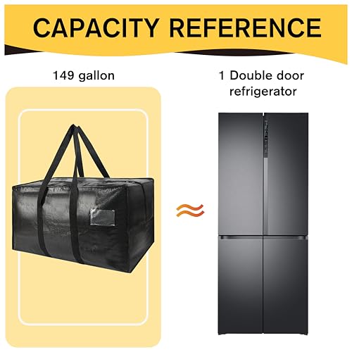 Heavy Duty Extra Large 149 Gallon Moving Storage Bags - 1 Pack