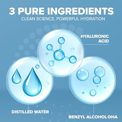 Cosmedica Hyaluronic Acid Serum with Vitamin B5 - 1oz Face Hydration & Anti-Aging Serum