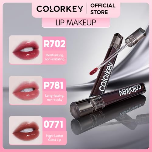 COLORKEY Air Lip Glaze Gloss R702 - Lightweight, Hydrating Lip Gloss