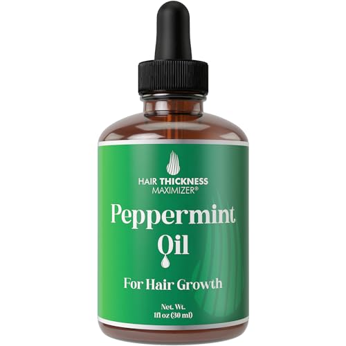 Peppermint Hair Growth Oil 1oz - Nourishing Hair Treatment