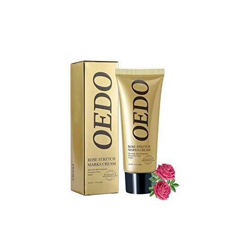 Rose Stretch Marks Removal Cream for Pregnancy & Scar Repair - Natural Plant Extracts, 40g