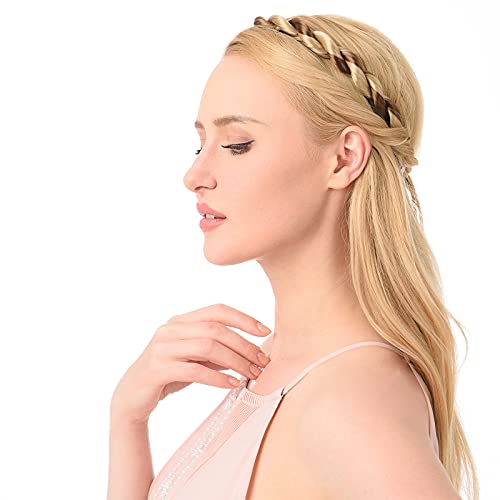 Auburn Synthetic Hair Braided Headband Hairpiece for Women & Girls