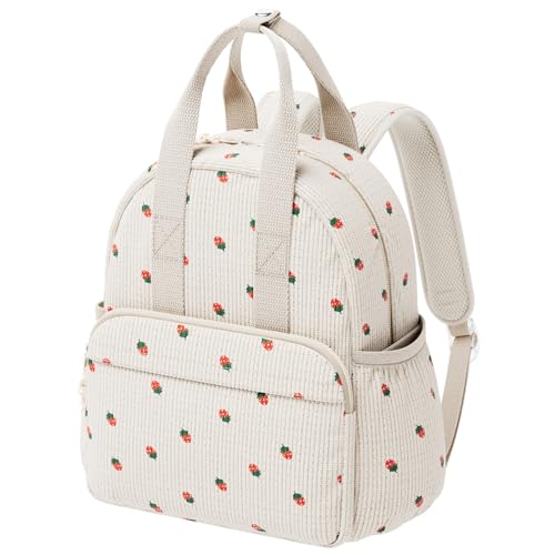 Water-Resistant Corduroy Toddler Backpack for Ages 2-4