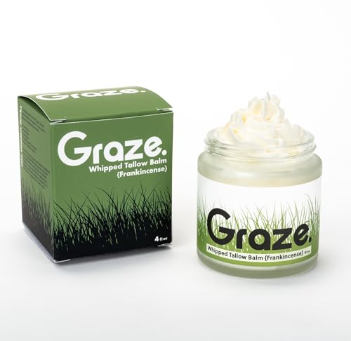 Organic Whipped Tallow Balm with Frankincense - Handmade Skincare