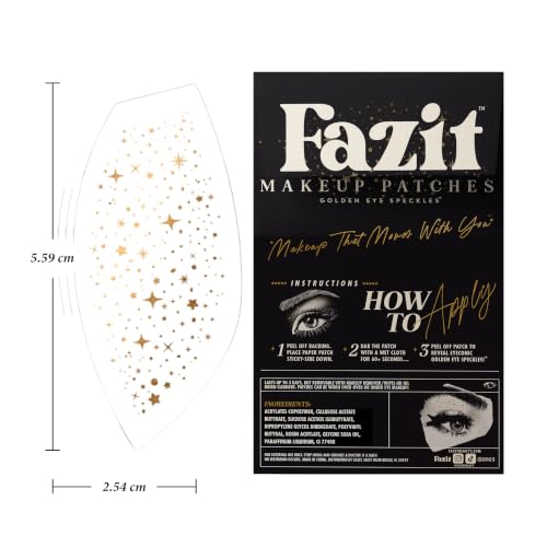 Fazit Golden Eye Speckles Makeup Patches - Glitter Cosmetic Accessories