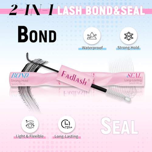 FADLASH 60D+80D/100D Lash Clusters Kit 10-18mm with Bond & Tweezers
