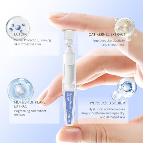 BACHERI Ectoin Hydrating Repair Serum - 30 Single-Use Facial Ampoules
