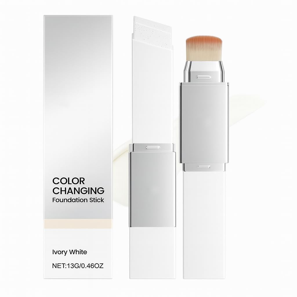 Korean Color Changing Foundation Stick - Blanc Cover Cream with Volufiline & Collagen | Dewy Finish, White