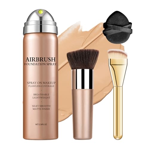 QIUFSSE Air Brush Makeup Foundation 02 Beige - Flawless Airbrush Foundation