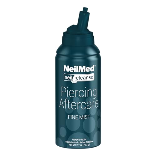 Neilmed NeilCleanse Piercing Aftercare Fine Mist Travel Size 75mL