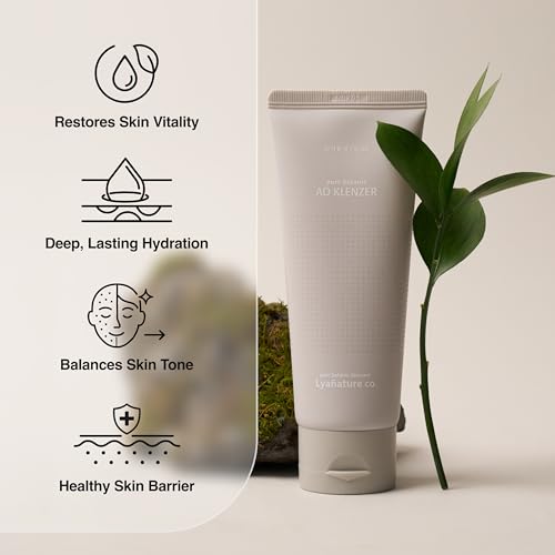 Lyanature AO KLENZER Organic Vegan Facial Cleanser - pH-Balanced 100g