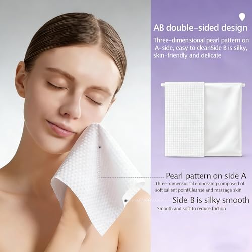 Compressed Disposable Face Towels - White, 80 PCS for Travel
