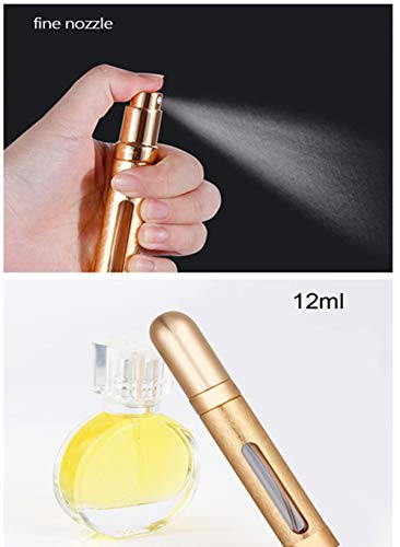 Beetoo 12ml Portable Refillable Perfume Atomizer - 6-Piece Travel Set
