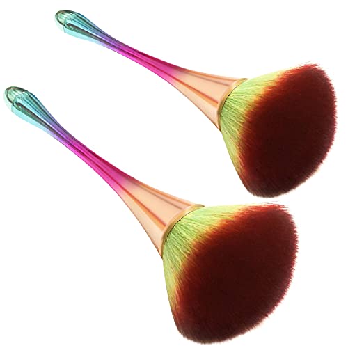 Jutoe 2 Pcs Large Kabuki Makeup Brush Set - Soft, No-Shed Bristles