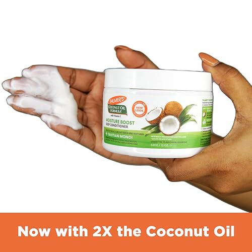 Palmer's Moisture Boost Deep Hair Conditioner with Coconut Oil - 12 Fl Oz (Pack of 1)