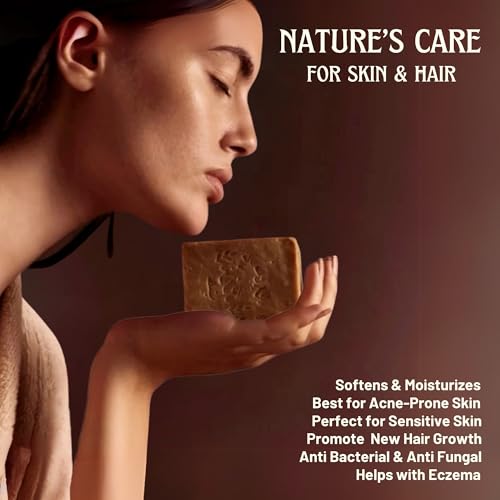 Aleppo Soap Bar with Laurel Oil - Natural Handmade Cleansing Soap (7oz, Pack of 2)