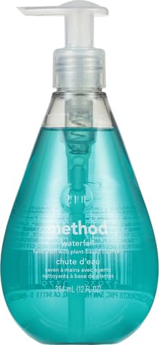 Method Gel Hand Soap, Waterfall Scent, Biodegradable, 12 oz (2-Pack)