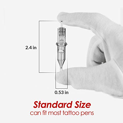 Wormhole Tattoo Cartridge Needles 5RL - 20PCS Round Liner Needles