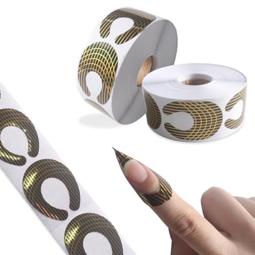 500 Pcs Acrylic Nail Forms for DIY Nail Art Extensions