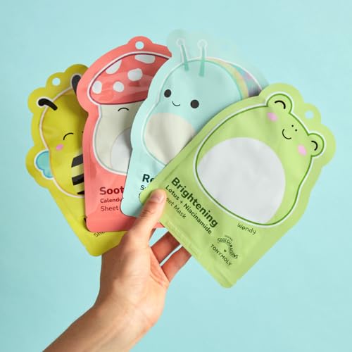 TONYMOLY x Squishmallows Sheet Mask Gift Set - 4 Pack Hydrating Masks