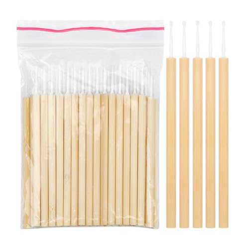 50pcs Disposable Micro Applicator Swabs for Eyelash Extensions & Brows