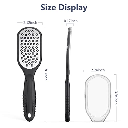 Stainless Steel Foot File & Callus Remover for Smooth Feet