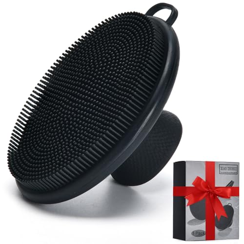 Silicone Face Scrubber for Men & Women - 1262 Soft Bristles
