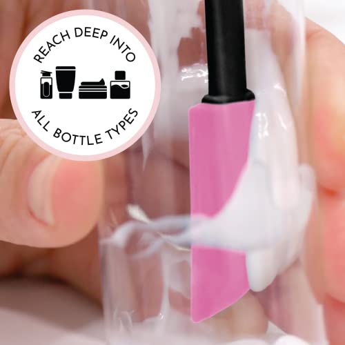 S&T INC. Makeup Spatula Set - 2 Flexible Tools for Skincare & Cosmetics
