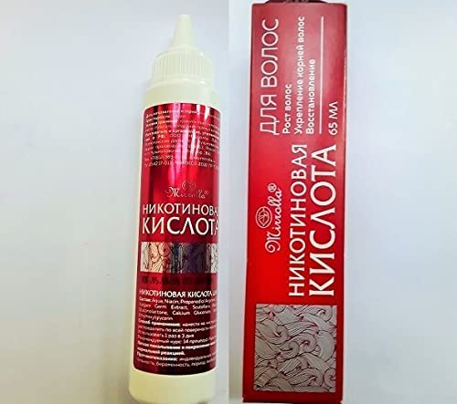 Mirrolla Nicotinic Acid Hair Growth Serum - Vitamin B3 Scalp Treatment 65ml