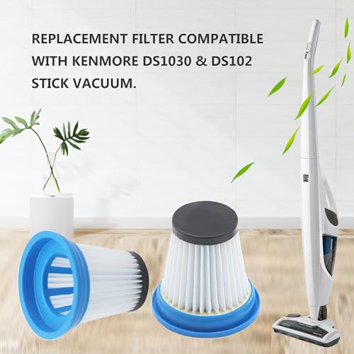 4-Pack HEPA Replacement Filters for Kenmore DS1030 & DS1020 Vacuum