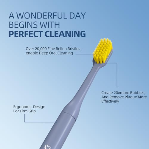 DoraADream Soft Bristle Manual Toothbrush - 8 Pack, Wide Head
