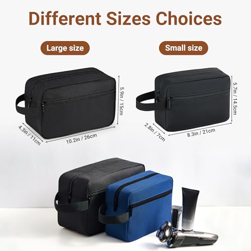 Elviros Travel Toiletry Bag - Lightweight Hanging Dopp Kit for Men & Women