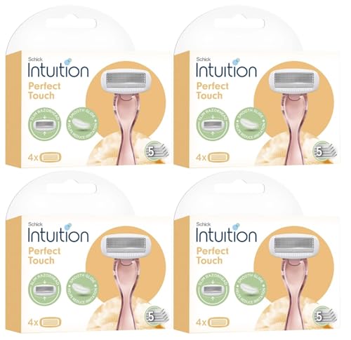 Schick Intuition Perfect Touch Razor Blade Refills - 16 Cartridges