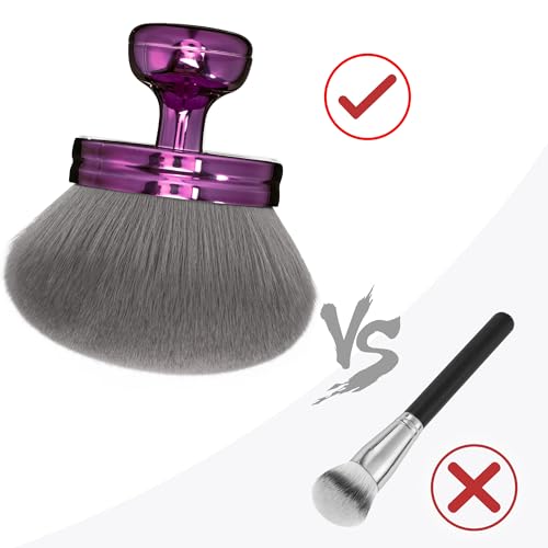 BABYSHEEP Purple Extra Large Kabuki Leg & Body Makeup Brush