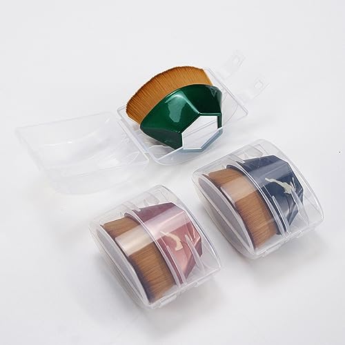 Ksvsonrvi Flat Top Kabuki Foundation Brush with Protective Case