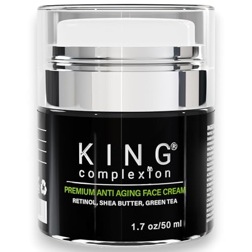 KING Complexion Anti-Aging Face Moisturizer for Men with Retinol (1.7 oz)
