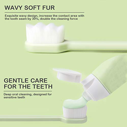 EasyHonor Ultra Soft Toothbrush for Sensitive Gums - 8 Pack