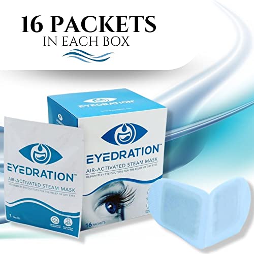 Eyedration Air-Activated Disposable Steam Eye Mask - Doctor Designed Heat