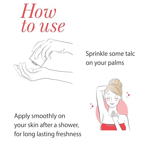 Yardley Red Rose Perfumed Talc 250 g | Delicate Scented Body Powder